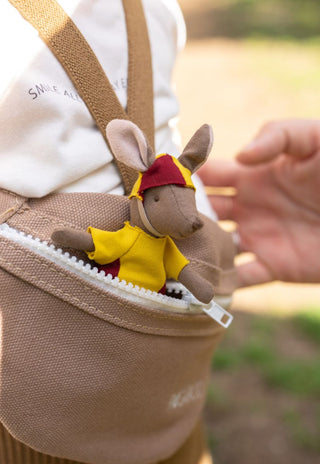 Iconic Aussie Kangaroo plush dolls capturing Australia's beloved wildlife. High-quality, soft, and realistic miniature kangaroo dolls  perfect for kids and collectors. Adorable, educational, and cuddly companions for all.