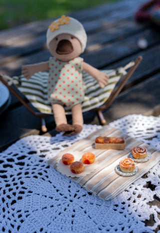 Pre-Order Miniature Vegemite Scroll with Ceramic Plate |  Rugaroo × Ratatouille Miniatures