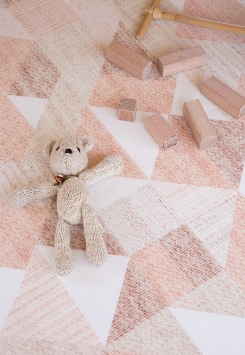 Large Luxe Padded Baby Play Mats Sahara/Ocean Road Playmat Rugabub