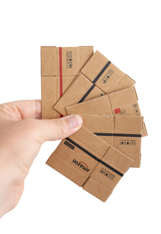 Miniature Postal-Boxes with Labels 10pk | The Postie Accessories