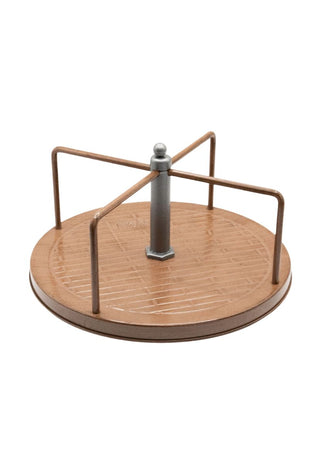 miniature dollhouse carousel or roundabout or merry-go-round.