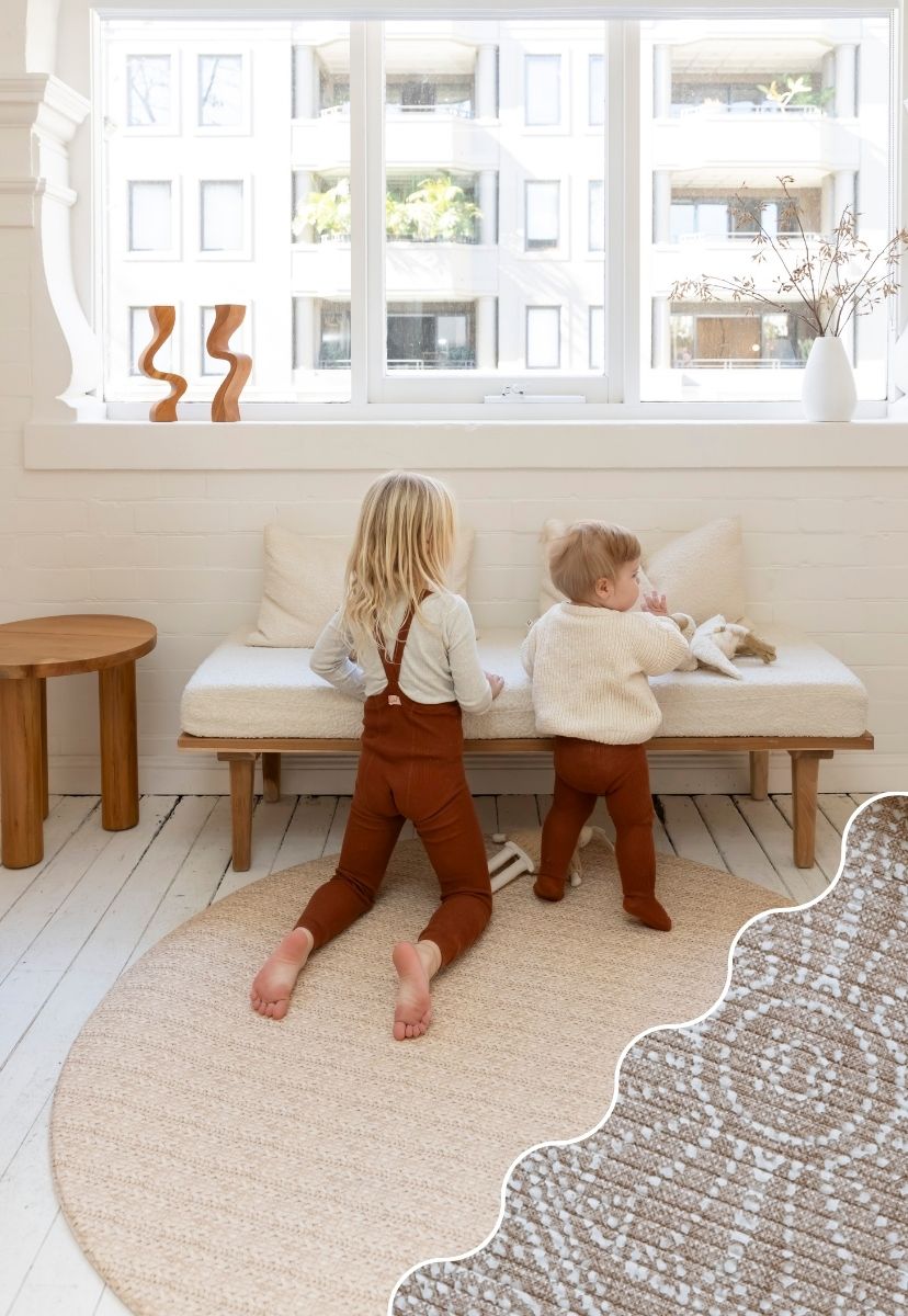 Padded Baby Playmats Round Frankie India-Rose Play Mat Rugabub