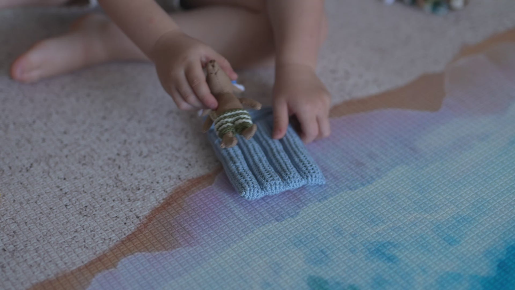 The Ocean Road Padded Foam Baby Play Mat that is waterproof, double sided and eco-friendly.