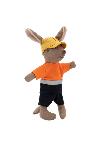 The Tradie | Kangaroo Doll with Pouch Bag