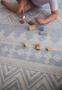 Rugabubs award winning soft foam reversable padded play mats in both large and round sizes are the safest, Eco friendly, waterproof playmats available for your baby. Perfect as a nursery rug and as a tummy time playmat.